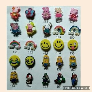 14 pcs. Shoe charm for crocs